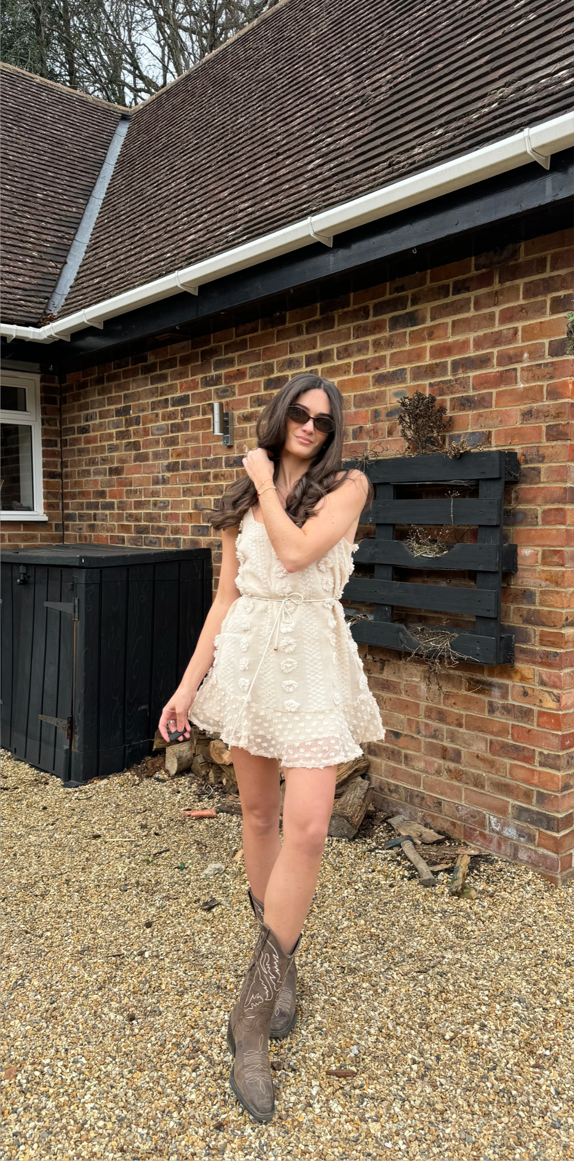 Boho Cowgirl Mini Dress