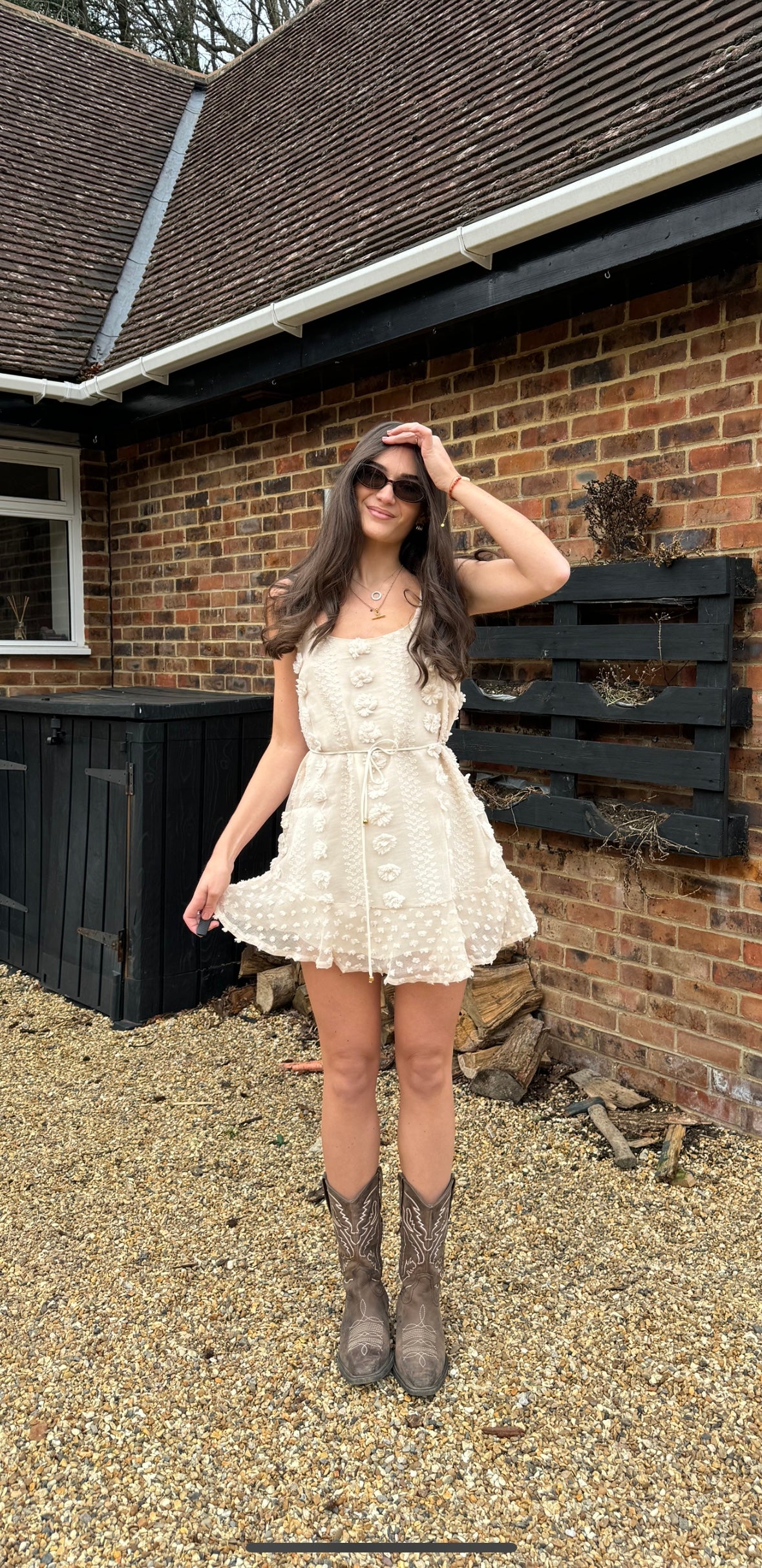 Boho Cowgirl Mini Dress