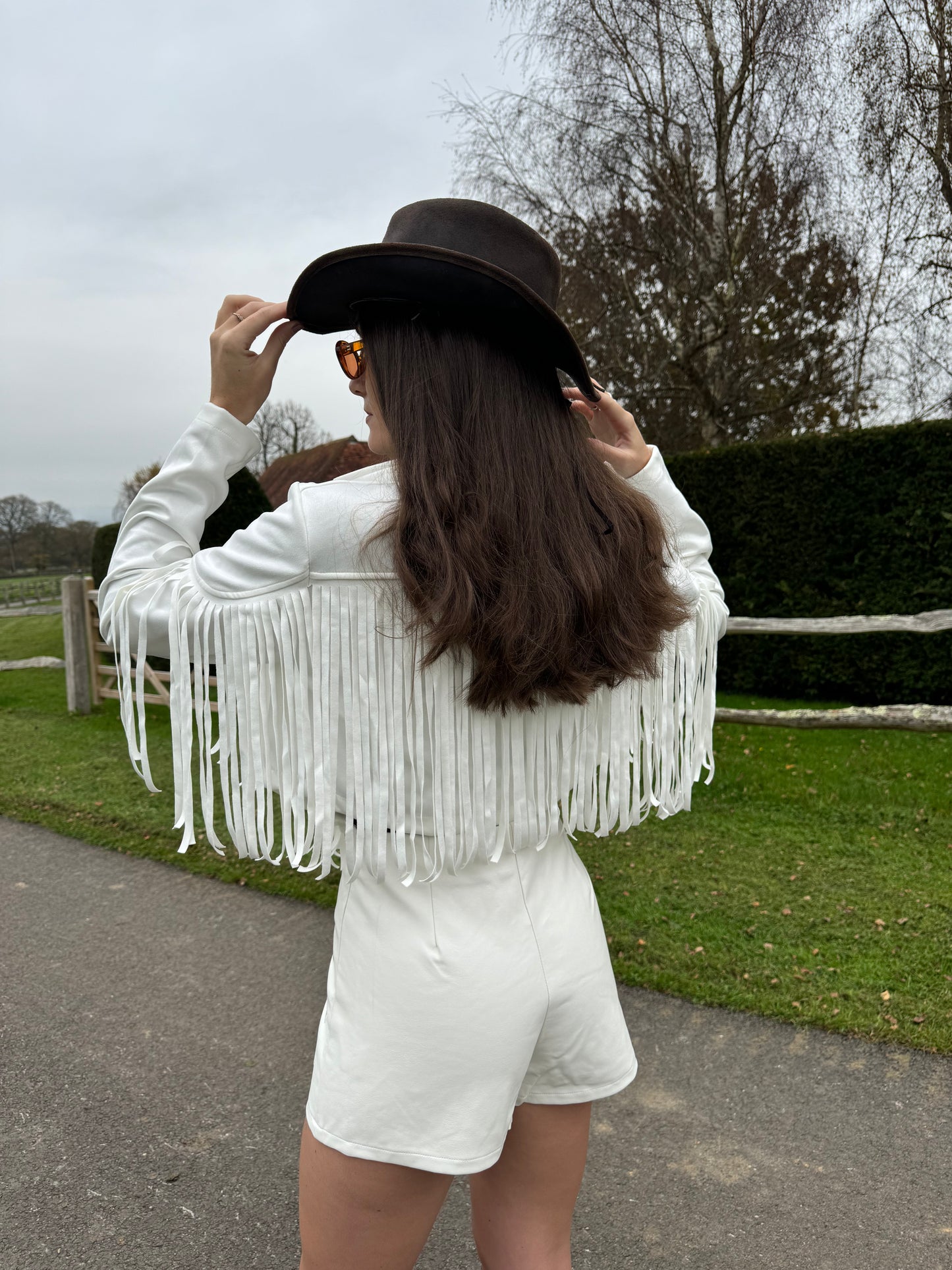 Cowgirl Fringed Cropped Jacket