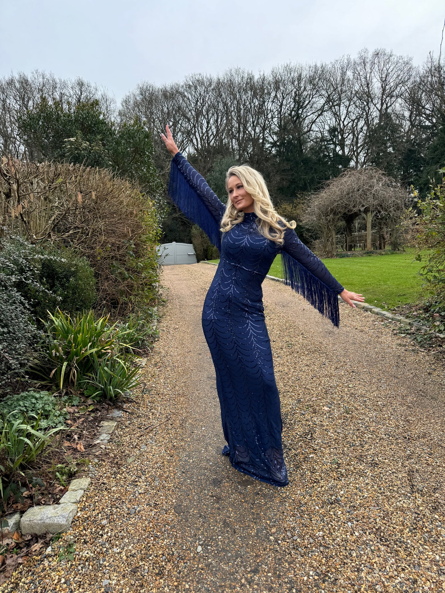 Rodeo Royal Blue Maxi Dress