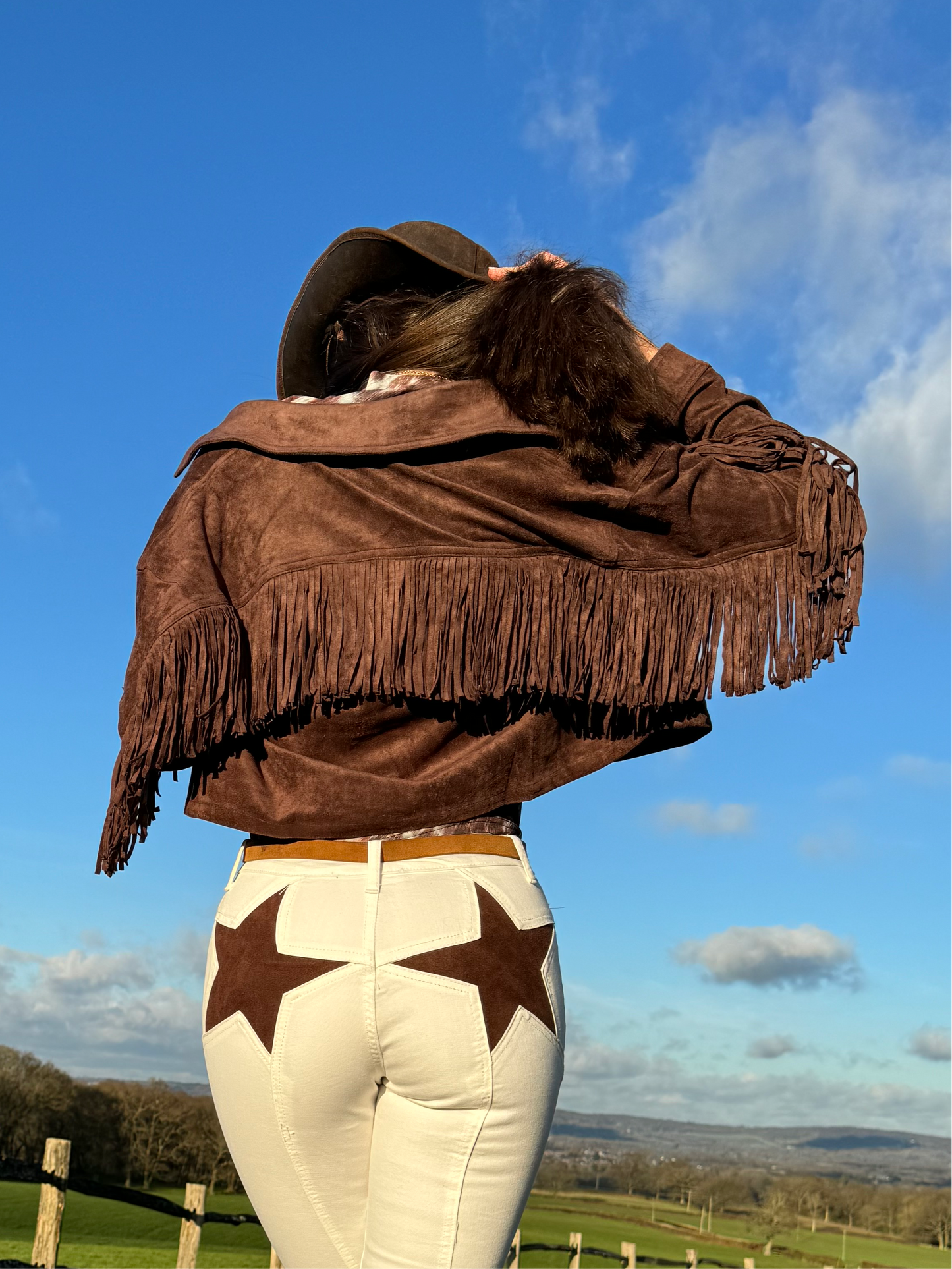 ‘Rodeo’ Fringed brown suede Jacket